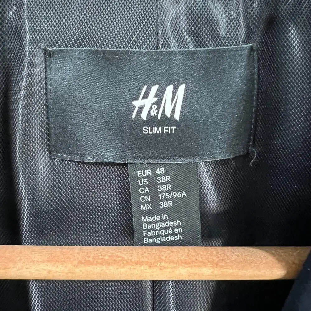 H&M mens slim